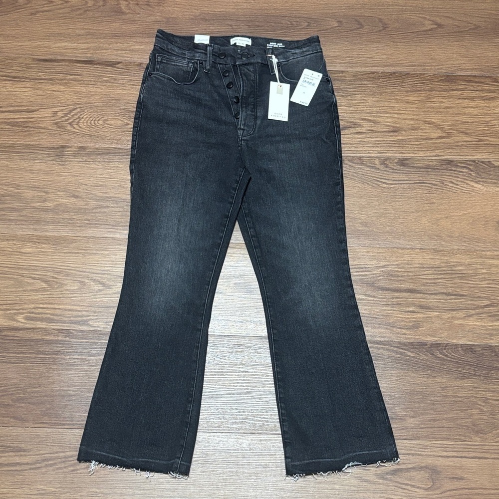Good American Dark Flare Jeans